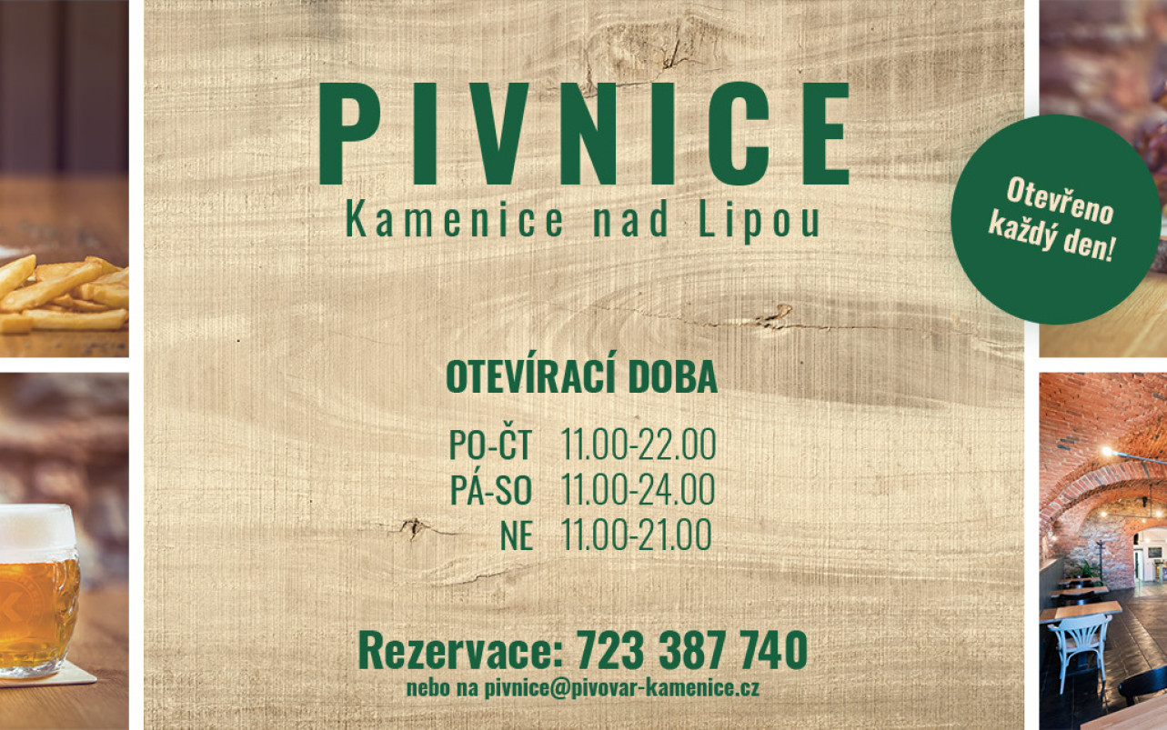 Polední menu 3. 8. - 7. 8. 2026