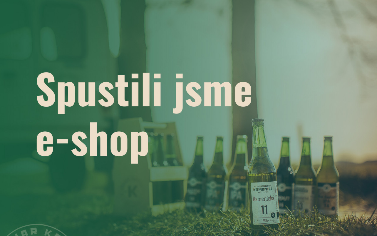 Spustili jsme e-shop 